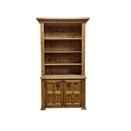 Wooden Shelf with Drawer Antique Style Lion Knob