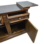 Century Furniture Antique Style Solid Wood Two Drawer Buffet Credenza