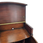 Vintage Style Elegant Bowfront Wooden Cabinet