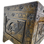 Stately Chinese Hand Carved Camphor Wood Storage Trunk
