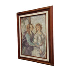 Classical Vintage Louvre Botticelli Framed Art Print