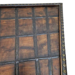 Rustic Bajot-Style Hand-Crafted Square Coffee Table