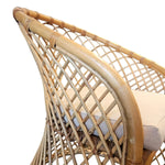 Orchard Rattan Chair with White Cushion