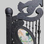 Heritage Sindhi Antique Hand-Carved Wood Four-Poster Bed