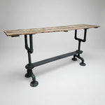 Reclaimed Industrial Pipeline Console Table