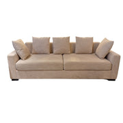 Classic Three-Seater Sofa in Textured Fabric