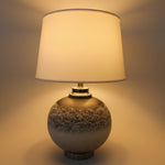 Textured Ombre Ceramic Spherical Table Lamp
