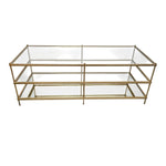 West Elm Mid-Century Brass Terrace Coffee Table