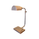 Industrial Brass Finished Adjustable Banker Desk Lamp