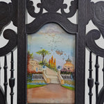 Heritage Sindhi Hand-Carved Solid Wood Four-Poster Antique Bed