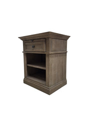 Pottery Barn Inspired Rustic Solid Wood Nightstand