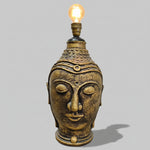 Vintage Golden Buddha Table Lamp from the Philippines