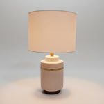 West Elm Retro Textured Crackle Ceramic Table Lamp