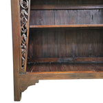 The Grand Mehrab Antique-Inspired Hand-Carved Teak Bookshelf