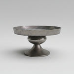 Industrial Raw Cast Metal Round Pedestal Coffee Table