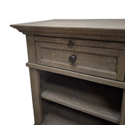 Pottery Barn Inspired Rustic Solid Wood Nightstand