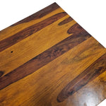 Handcrafted Sheesham Wood Coffee Table with Storage