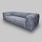 Chattels & More Contemporary Textured Fabric Plush Love 4 Seater Sofa