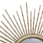 Radiant Gilded Sunburst Statement Mirror