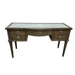 Home Center Classic Marble Top Lexington 5 Drawer Dressing Table
