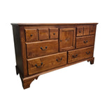Ethan Allen Classic Country Solid Wood Star-Carved Dresser