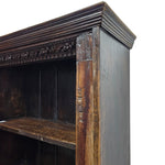 Vintage Indian Carved Solid Wood Bookcase