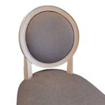 Round-backed Upholstered Dining Chairs