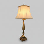 Gilded Brass Classic Vintage Style Tall Table Lamp