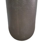 Grand Hammered Bronze Aluminium Tapered Floor Vase