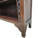The Grand Mehrab Antique-Inspired Hand-Carved Teak Bookshelf