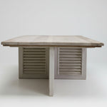 Marina Home Rustic Shutter Square Coffee Table