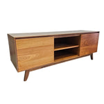 Home Center Mid-Century Style Wooden TV Console