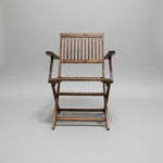 Rosewell Wooden Folding Dining Chair with Armrests