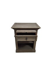 Pottery Barn Inspired Rustic Solid Wood Nightstand