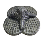 Marina Home Grand Chesterfield Tufted Leather Borne Settee