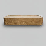 Marina Home Olive Ash Burl Block Coffee Table