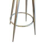 Striking Space Age Chrome Swivel Seat Bar Stool