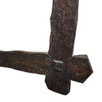 Artisan Hand-Carved Dark Statement Mirror