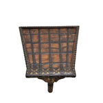 Rustic Bajot-Style Hand-Crafted Square Coffee Table