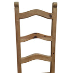 Rustic Wave-Back Artisan Dining Chair