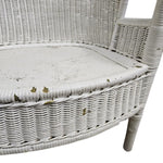 Vintage Lloyd Loom Style Kids Wicker Chair