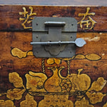 Heritage Chinese Hand Painted Solid Wood Miniature Storage Chest
