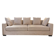 Classic Three-Seater Sofa in Textured Fabric