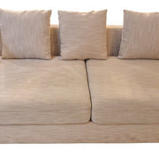 Classic Three-Seater Sofa in Textured Fabric