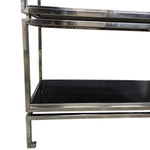 Design Atelier Architectural Silver Chrome Six-Tier Étagère Bookshelf