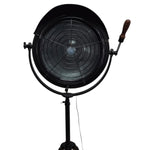 Cinema Spotlight Industrial Style Wood and Metal Tripod Floor Lamp