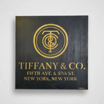 Tiffany & Co Retro Hand-Screen Printed Acrylic Canvas Wall Art by Julian Castaldi