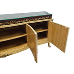 Ornate Baroque Style Gilded Cream Four Door Credenza Sideboard