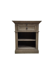 Pottery Barn Inspired Rustic Solid Wood Nightstand
