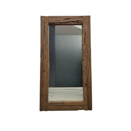 Rustic Wooden Framed Mirror